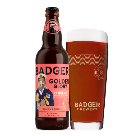 Badgers Golden Glory Peach Ale 8 x 500ml