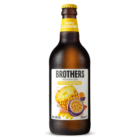 Brothers Pineapple & Passionfruit 12 x 500ml